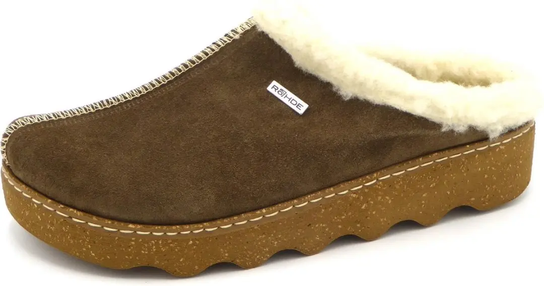 Rohde Pantoffels Dames - Maat 39 - Bruin