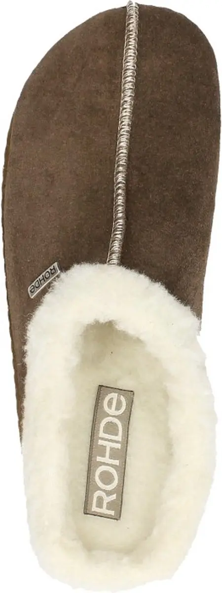 Rohde Pantoffels Dames - Maat 39 - Bruin