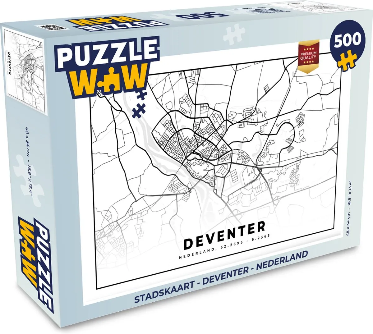 PuzzleWow Deventer Legpuzzel 500 Stuks