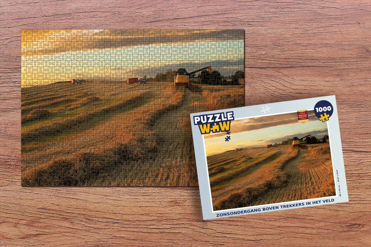 PuzzleWow Trekker Legpuzzel 1000 Stuks - Multicolor