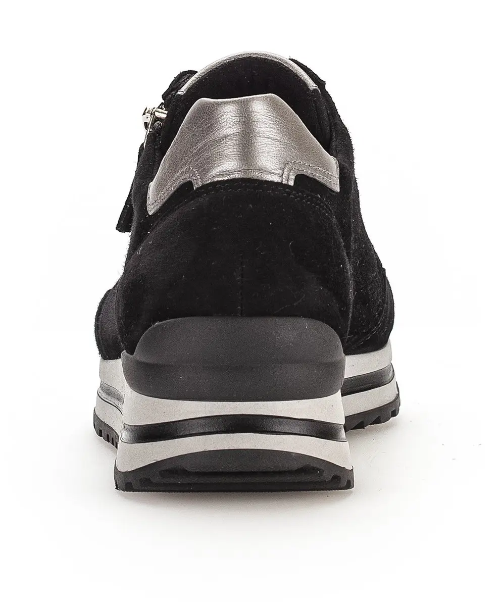 Gabor Dames Sneakers 528 - 39 - Zwart/Grijs - afbeelding 6 van 6