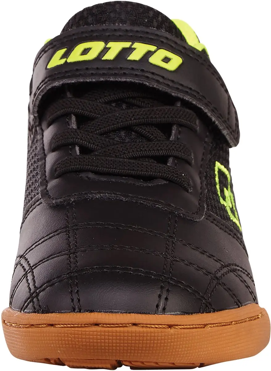 Lotto Whizzer K Lage Kindersneaker 2600120K - 35 - Zwart/Geel - afbeelding 6 van 6