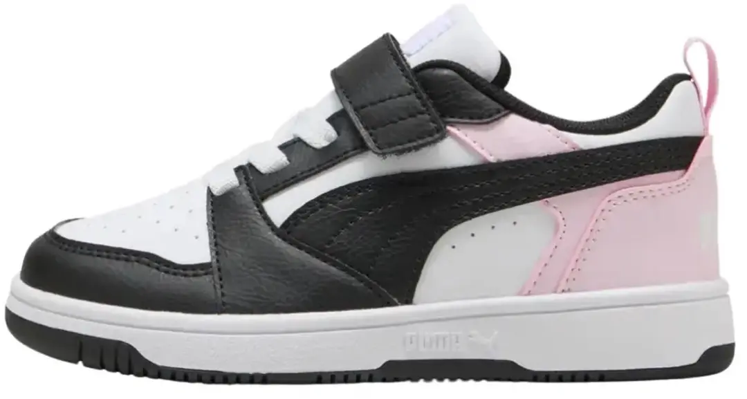 PUMA Mid Rebound V6 Lo AC+ Inf Kinderschoenen - 26 - Wit/Zwart/Rosa