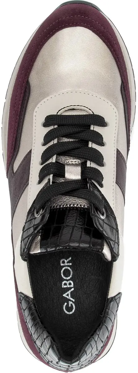 Gabor 6022.01.004 Dames Sneakers - 42 - Beige - afbeelding 2 van 6