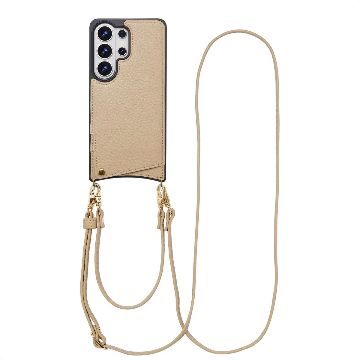 Selencia Hoesje Samsung Galaxy S26 Ultra Beige