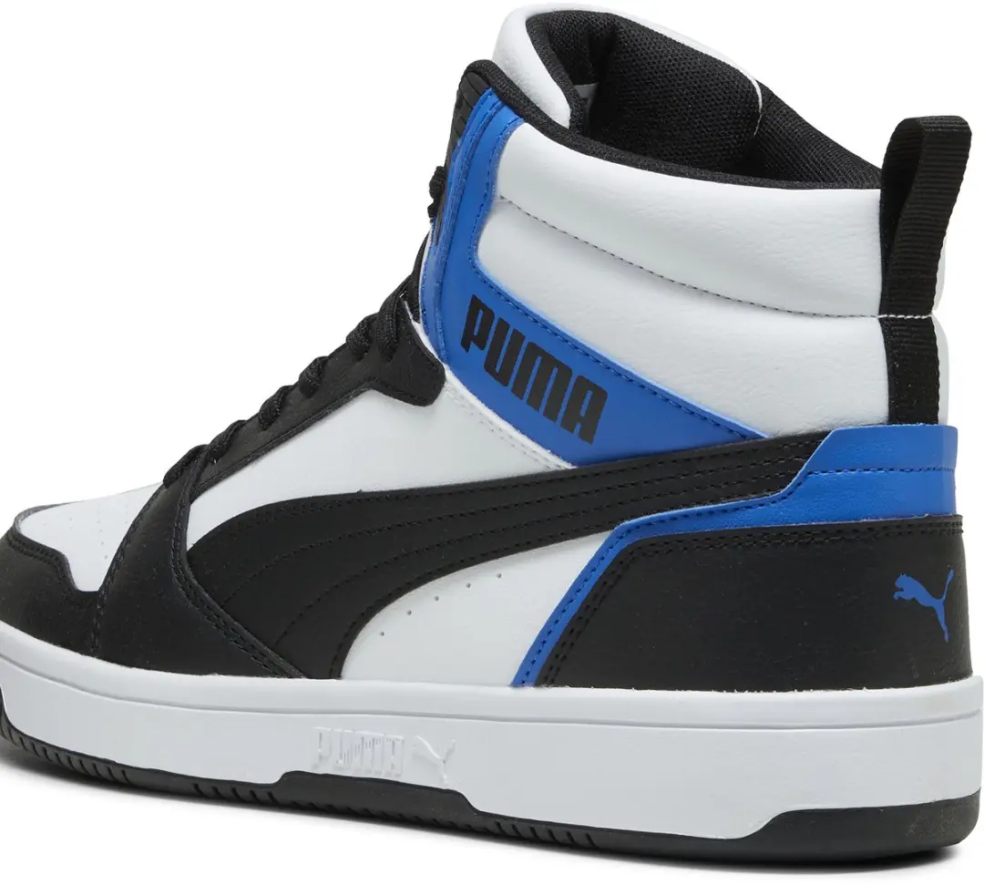 PUMA Rebound v6 Unisex Sneakers - Zwart/Wit/Team Royal - afbeelding 2 van 6