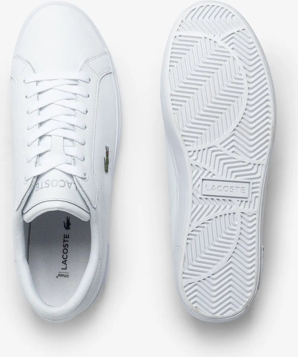 Lacoste Powercourt 125 2 SMA WHT/WHT Heren Sneakers - Wit - afbeelding 5 van 6