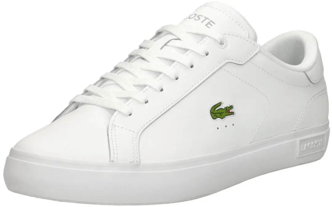 Lacoste Powercourt 125 2 SMA WHT/WHT Heren Sneakers - Wit - afbeelding 4 van 6