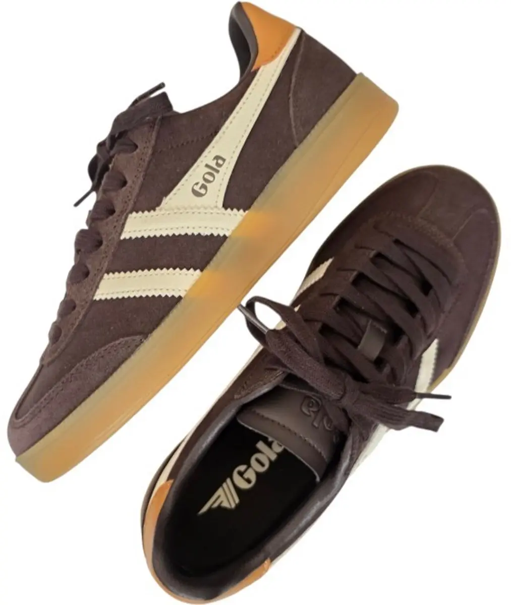 Gola Viper Dames Sneakers - Mocha/Wit/Bruin