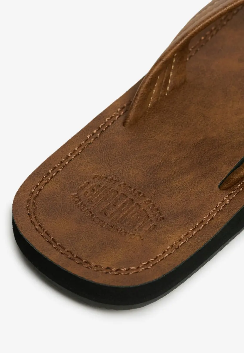 Superdry Vintage Teenslippers Heren - Light Brown - afbeelding 2 van 6