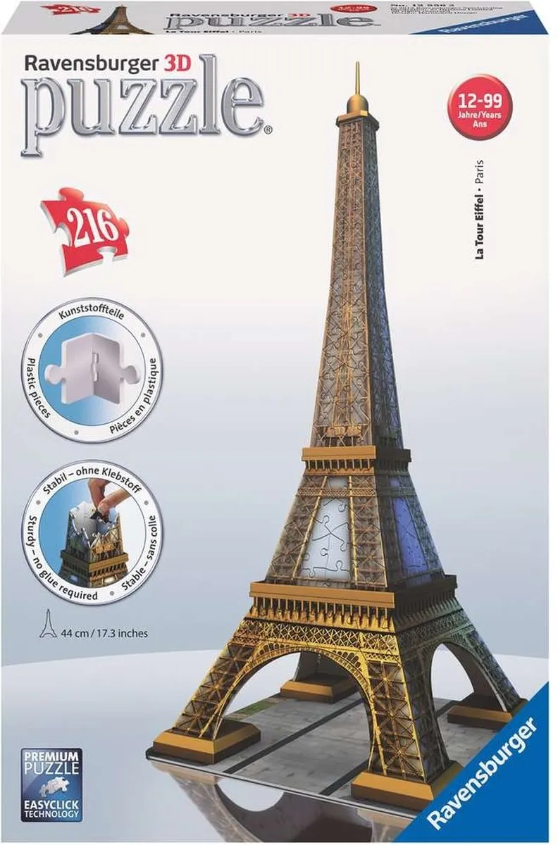 Ravensburger Eiffeltoren 3D Puzzel 216 Stuks