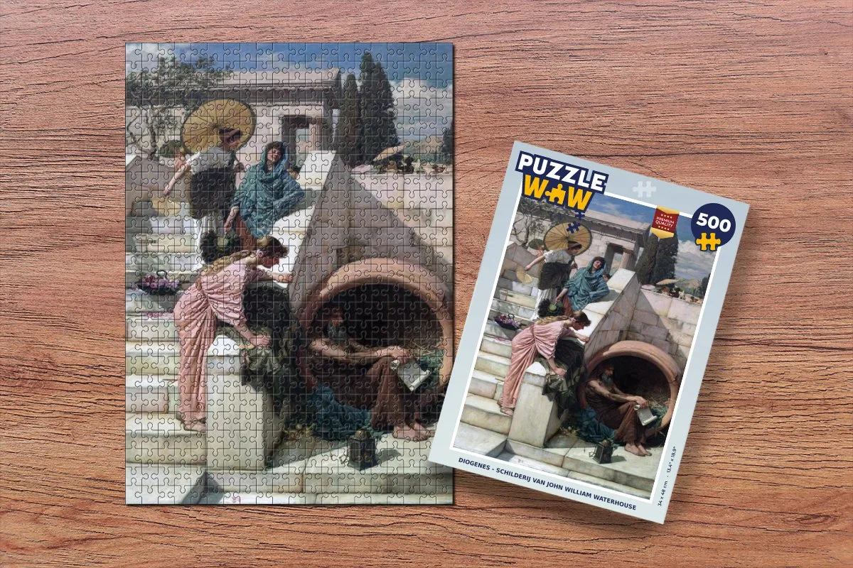 PuzzleWow Diogenes Legpuzzel 500 Stuks - Multicolor