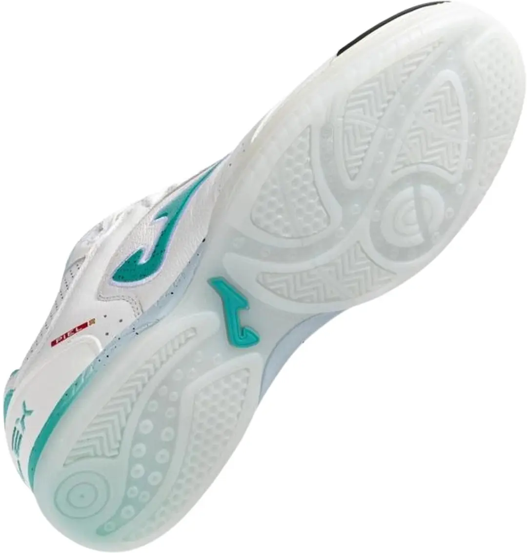 Joma Top Flex Sportschoenen Indoor - Wit/Turquoise - afbeelding 4 van 6