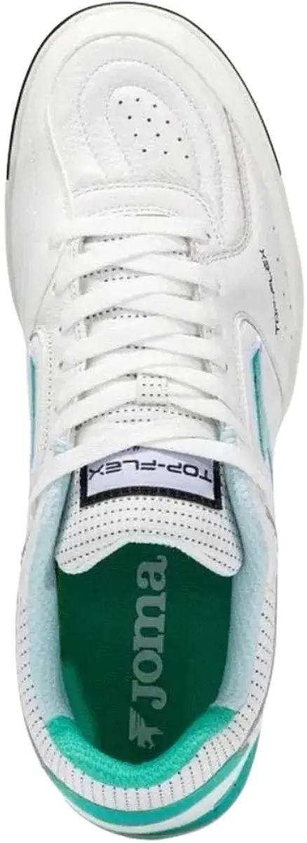 Joma Top Flex Sportschoenen Indoor - Wit/Turquoise - afbeelding 5 van 6
