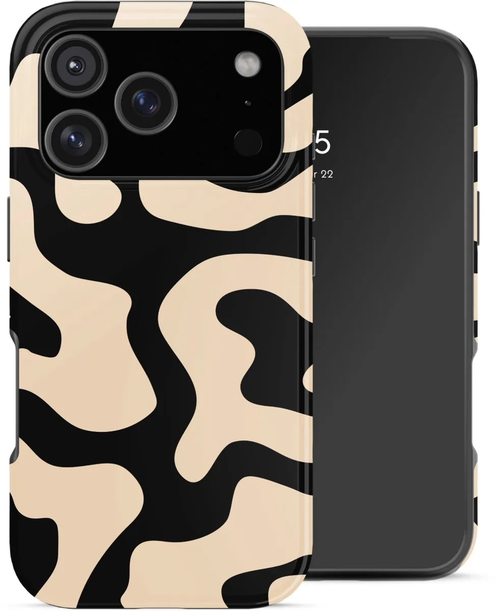 Selencia Hoesje iPhone 17 Pro Max Art Wave Black