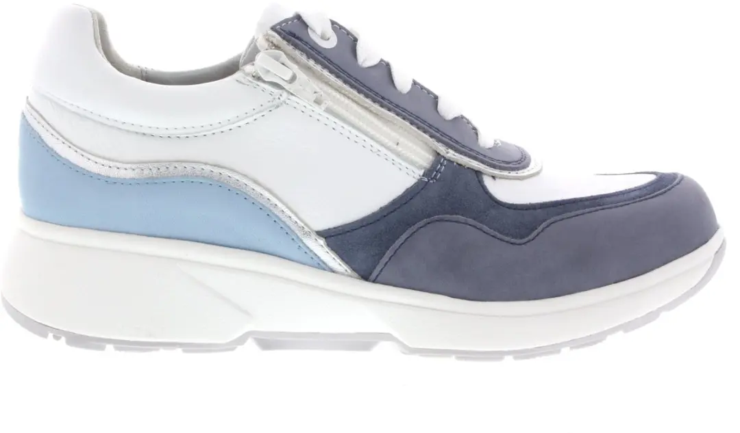 Dames Veterschoenen Xsensible Lima Denim Combi Hx Jeansblauw