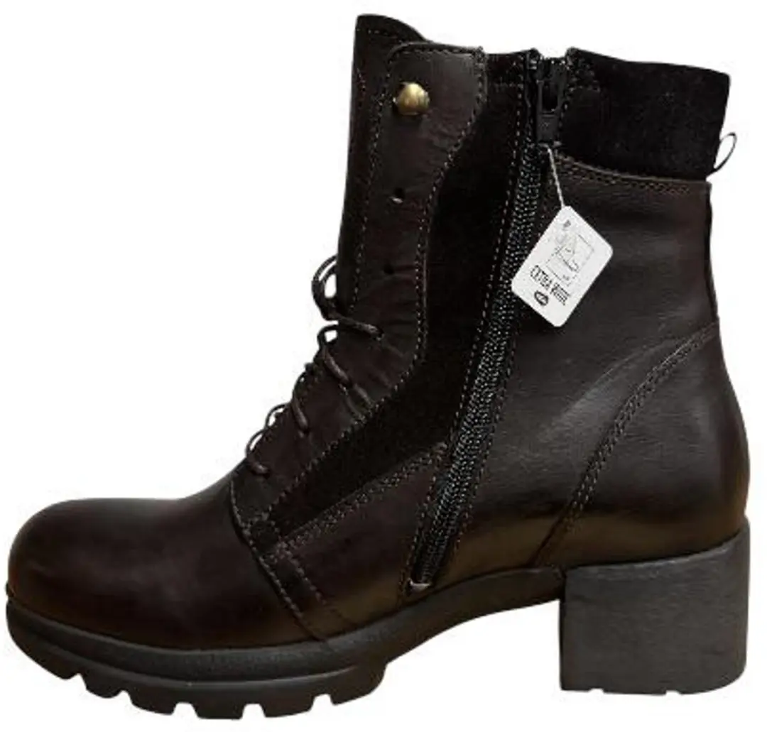 Wolky Dayton XW Gladl./Suede Vtr Rits 41 - Donkerbruin