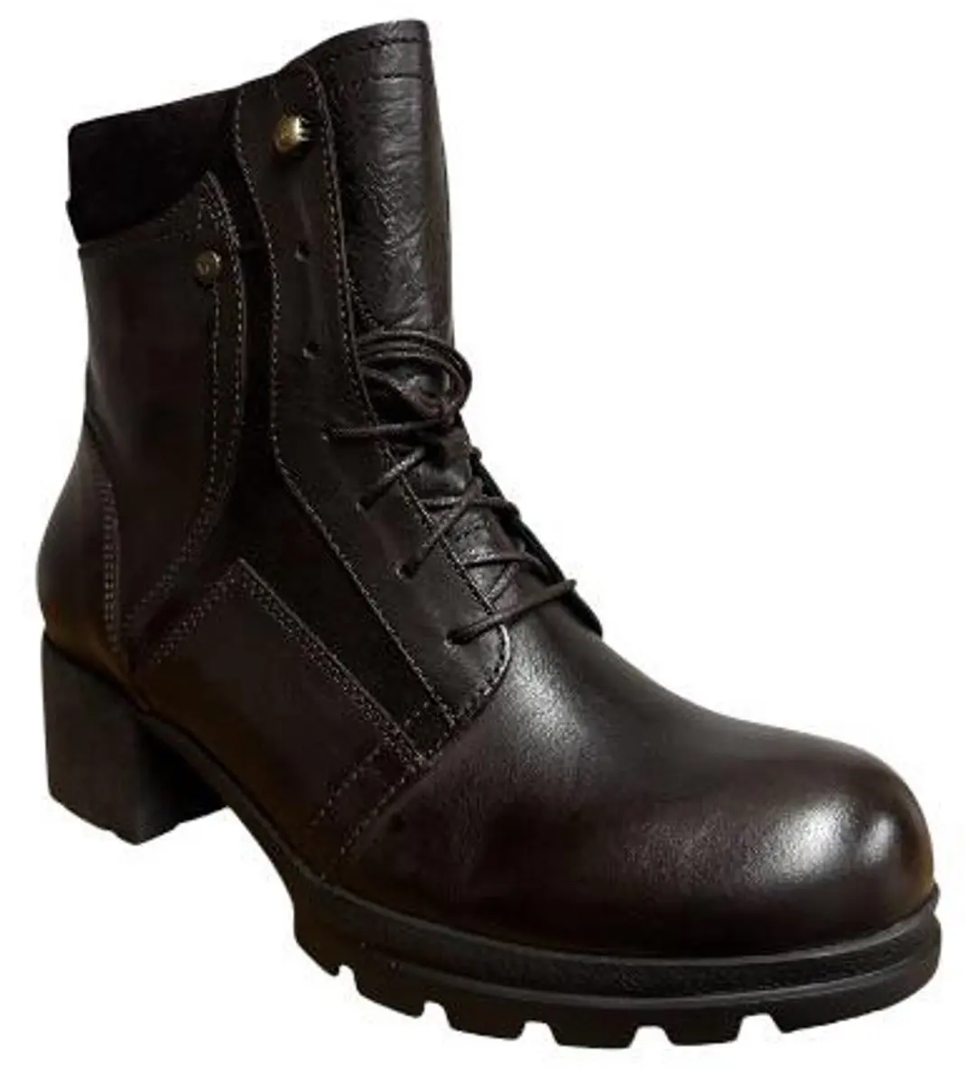 Wolky Dayton XW Gladl./Suede Vtr Rits 41 - Donkerbruin