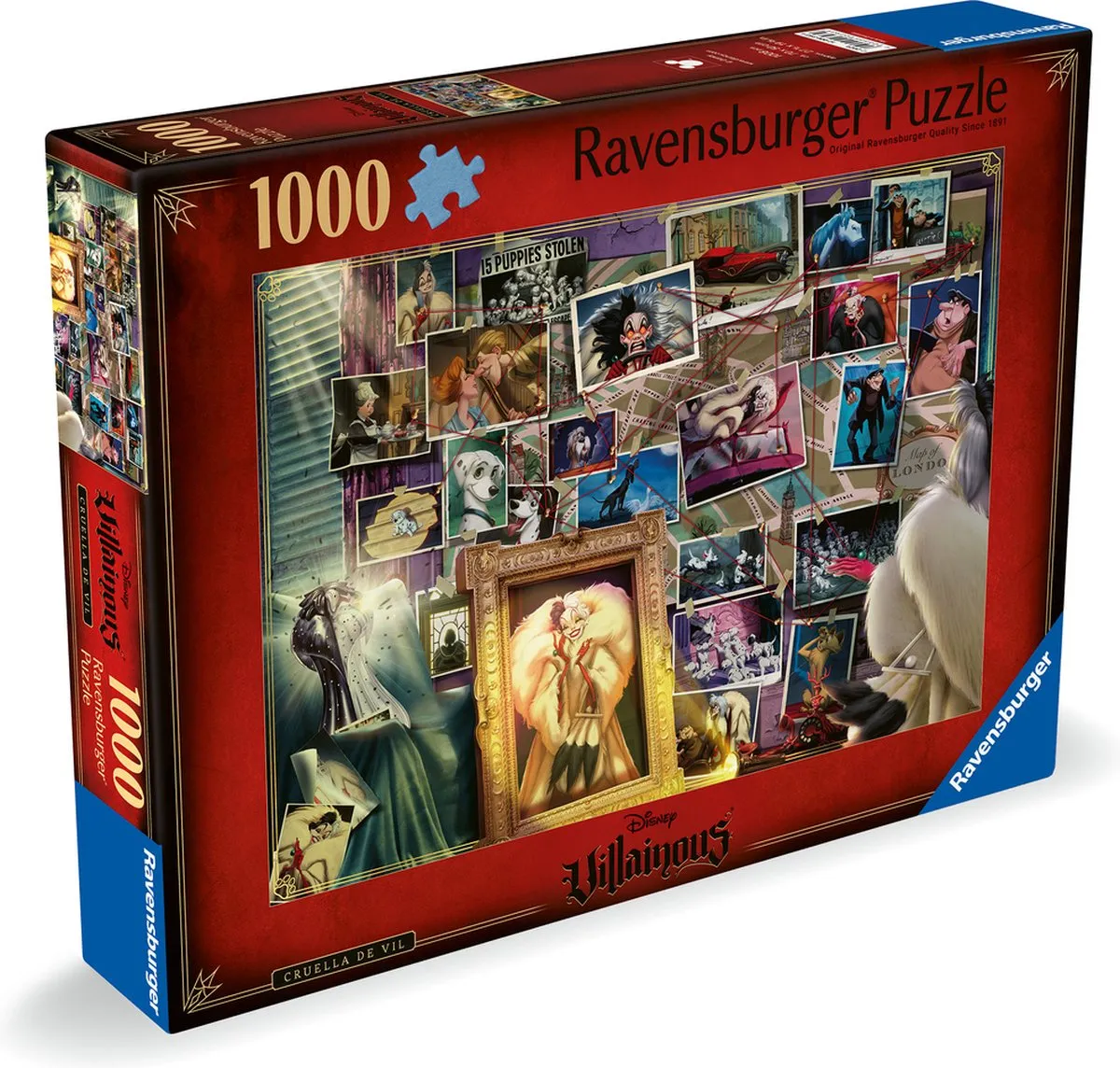 Ravensburger Disney Villainous Cruella de Vil Puzzel 1000 Stuks