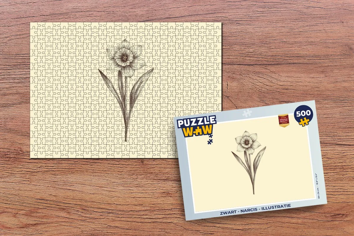 PuzzleWow Narcis Legpuzzel 500 Stukjes - 8721173244672