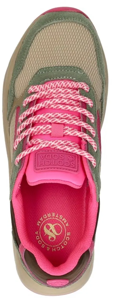 Scotch & Soda Celeste Sneakers Laag - Groen - afbeelding 5 van 6