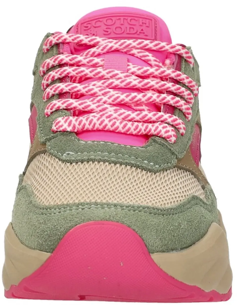 Scotch & Soda Celeste Sneakers Laag - Groen - afbeelding 3 van 6