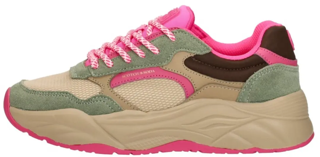 Scotch & Soda Celeste Sneakers Laag - Groen - afbeelding 2 van 6