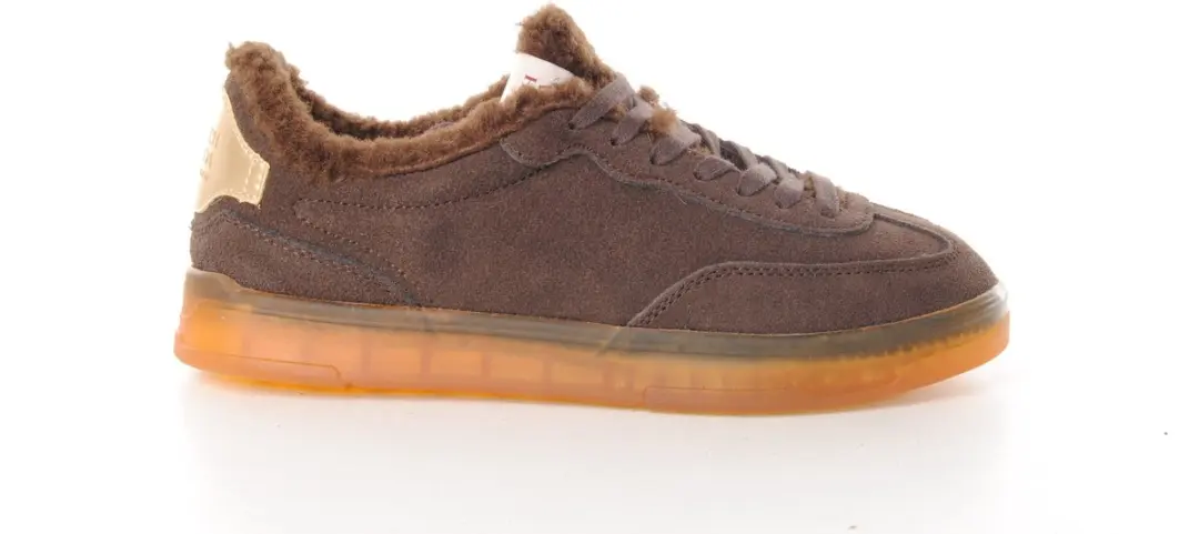 Scotch & Soda Nixie Warmdames Sneaker - Maat 40 - Bruin - afbeelding 2 van 6
