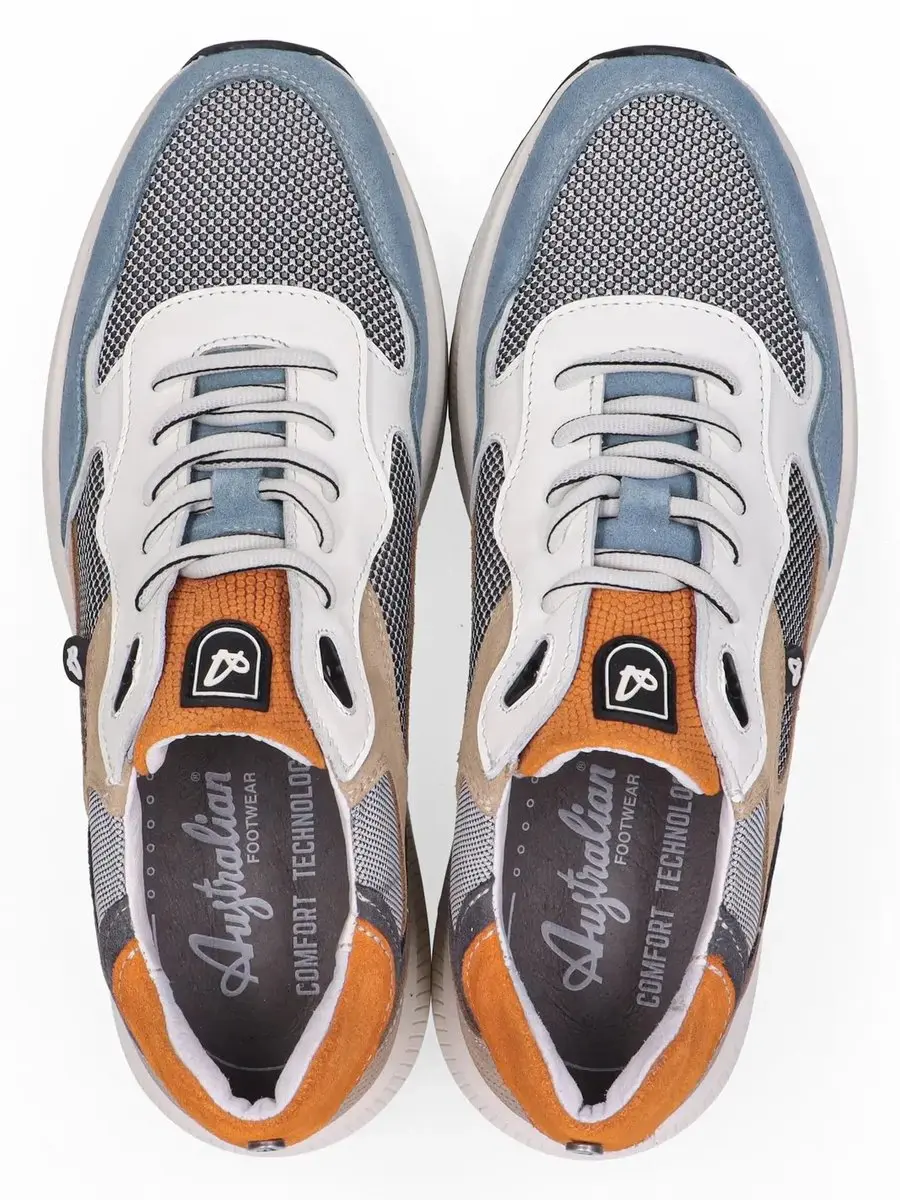 Australian Cadiz SLG Heren Sneakers - Blauw - Maat 44 - afbeelding 6 van 6