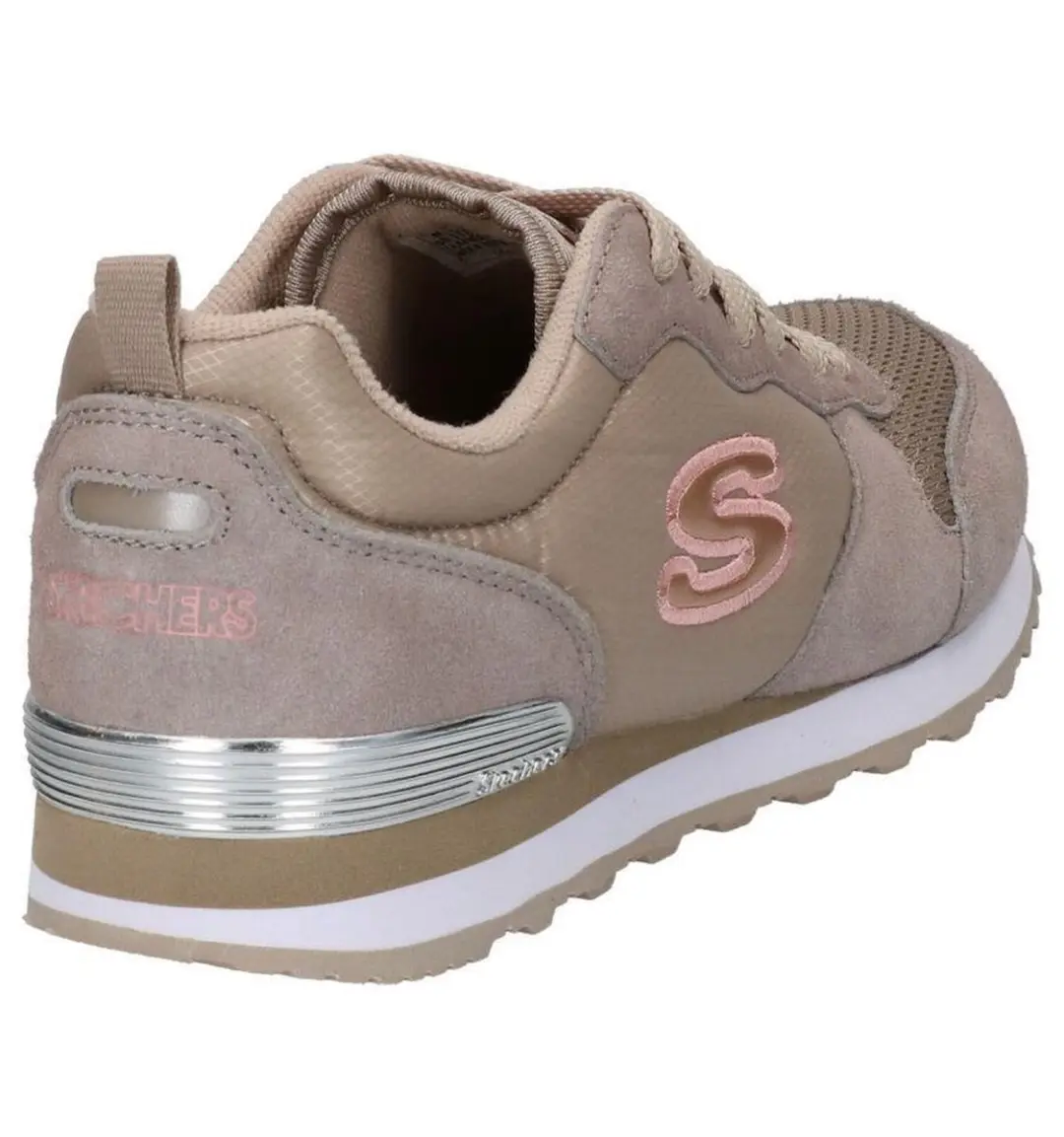 Skechers Retros-Og 85 Goldn Gurl Dames Sneakers - Beige - afbeelding 6 van 6