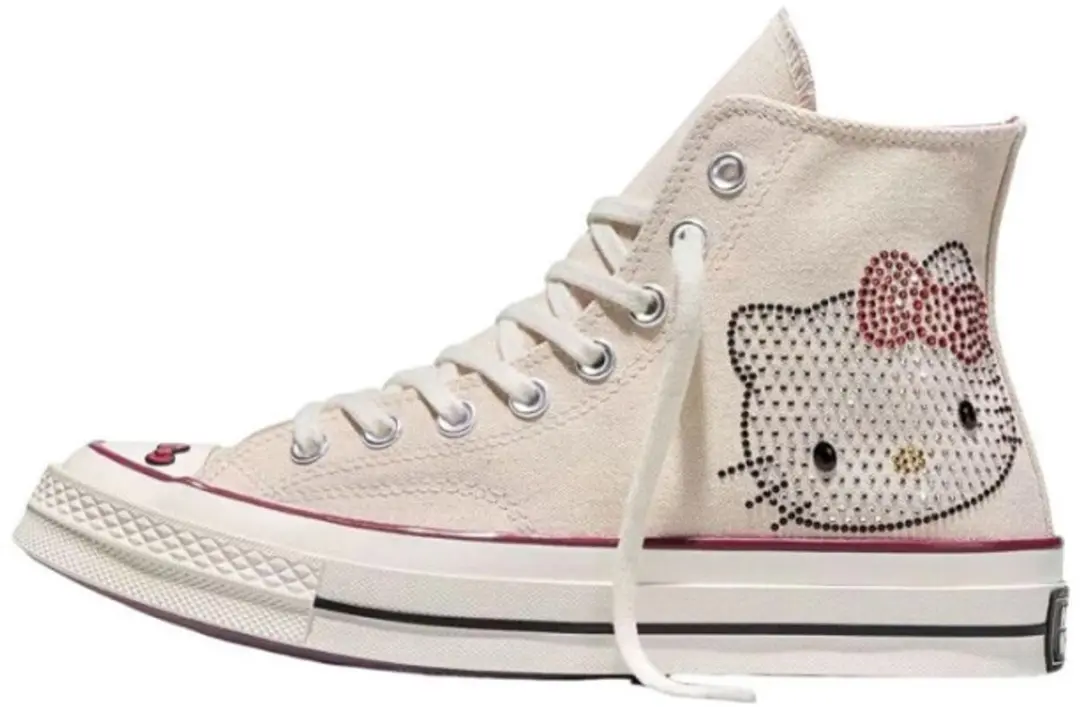 Converse Chuck 70 Hi Hello Kitty Swarovski Egret