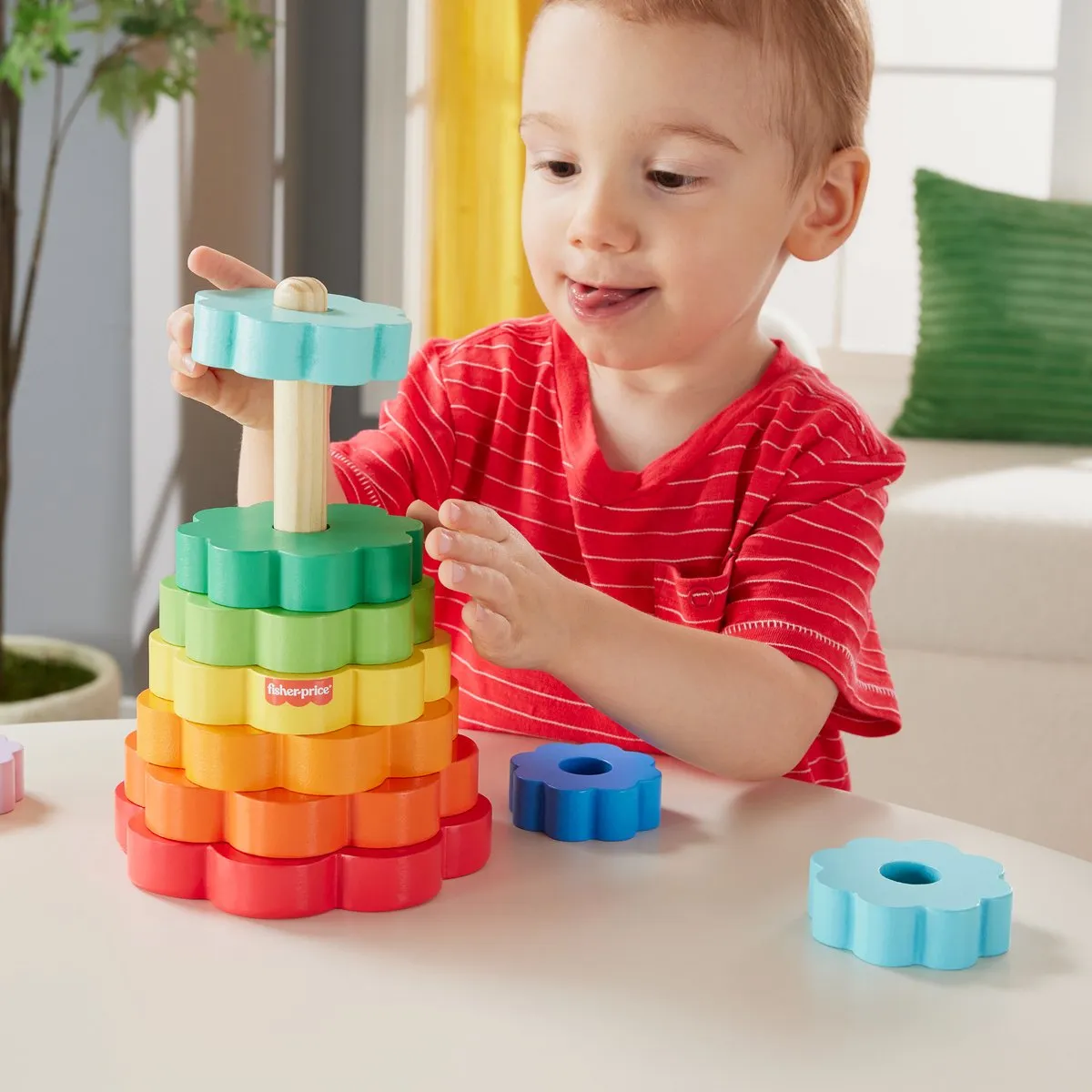 Fisher Price Ringstapelaar - 10 Stuks - Meerkleurig