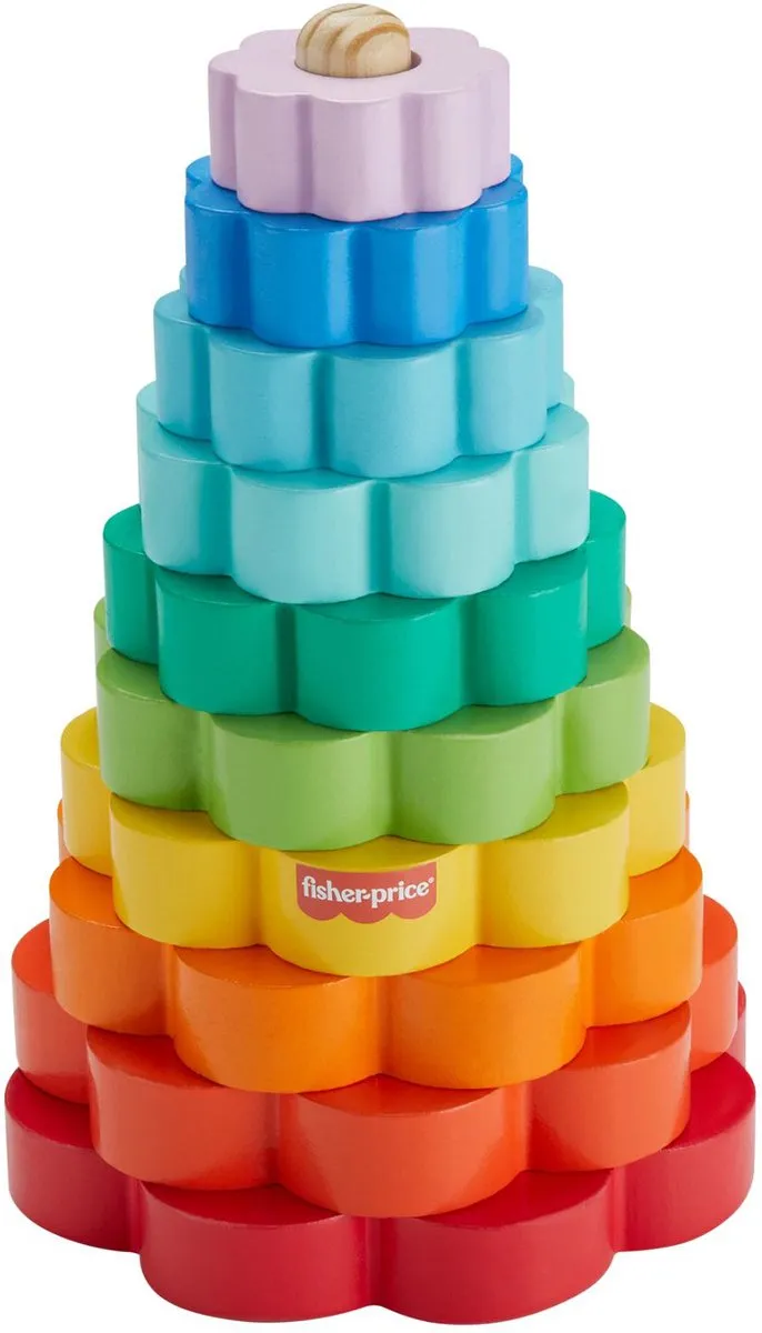 Fisher Price Ringstapelaar - 10 Stuks - Meerkleurig