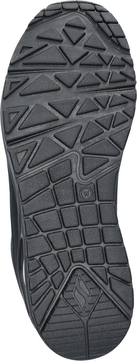 Skechers Uno dames sneaker - Zwart - Maat 38 - afbeelding 4 van 6
