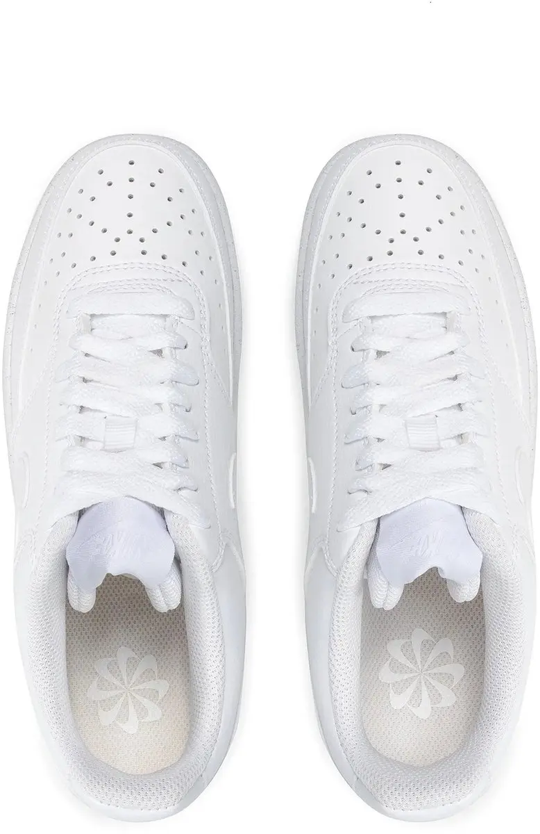 Nike Court Vision Low Sneaker Dames - Wit