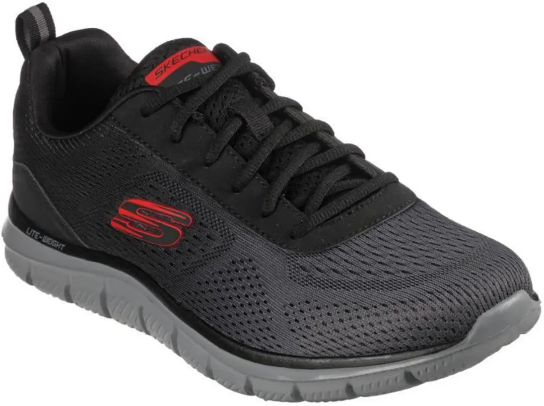 Skechers Track Ripkent Heren Sneakers - Zwart