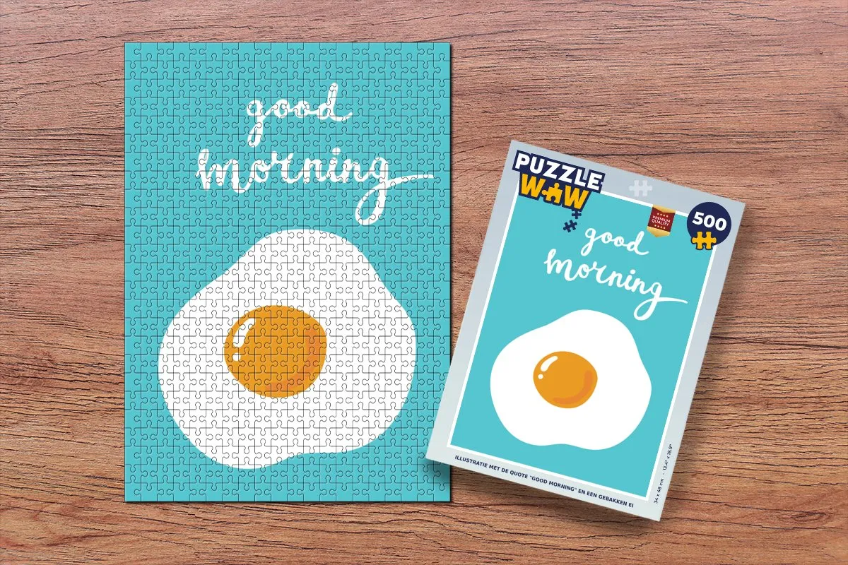 PuzzleWow Good Morning Legpuzzel 500 Stuks - Multicolor