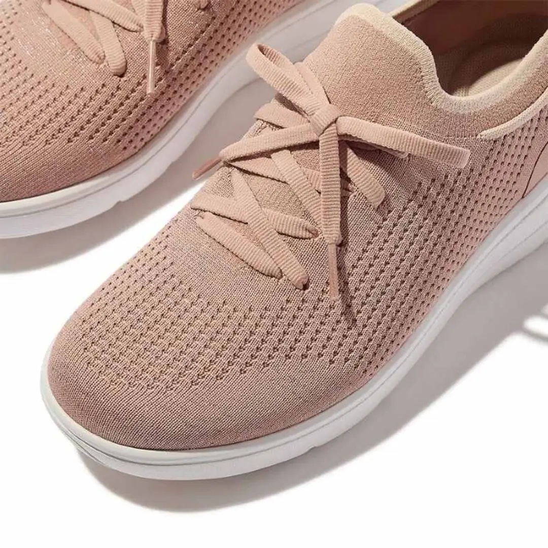 FitFlop Super-Q Knit JH9 Sneakers - Goud - afbeelding 4 van 6