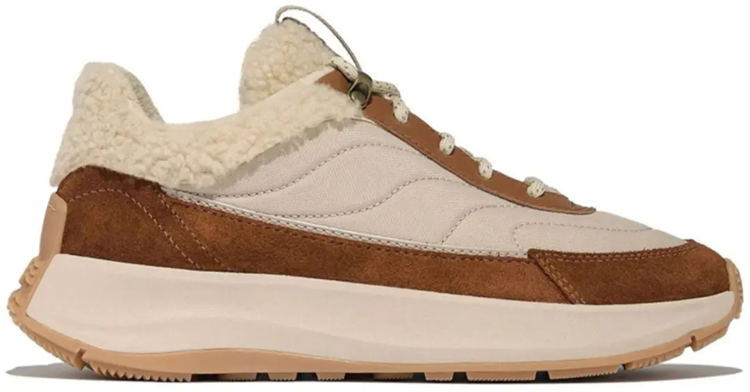FitFlop Flow Mix F-Mode Trainers - 39 - Beige - afbeelding 3 van 6