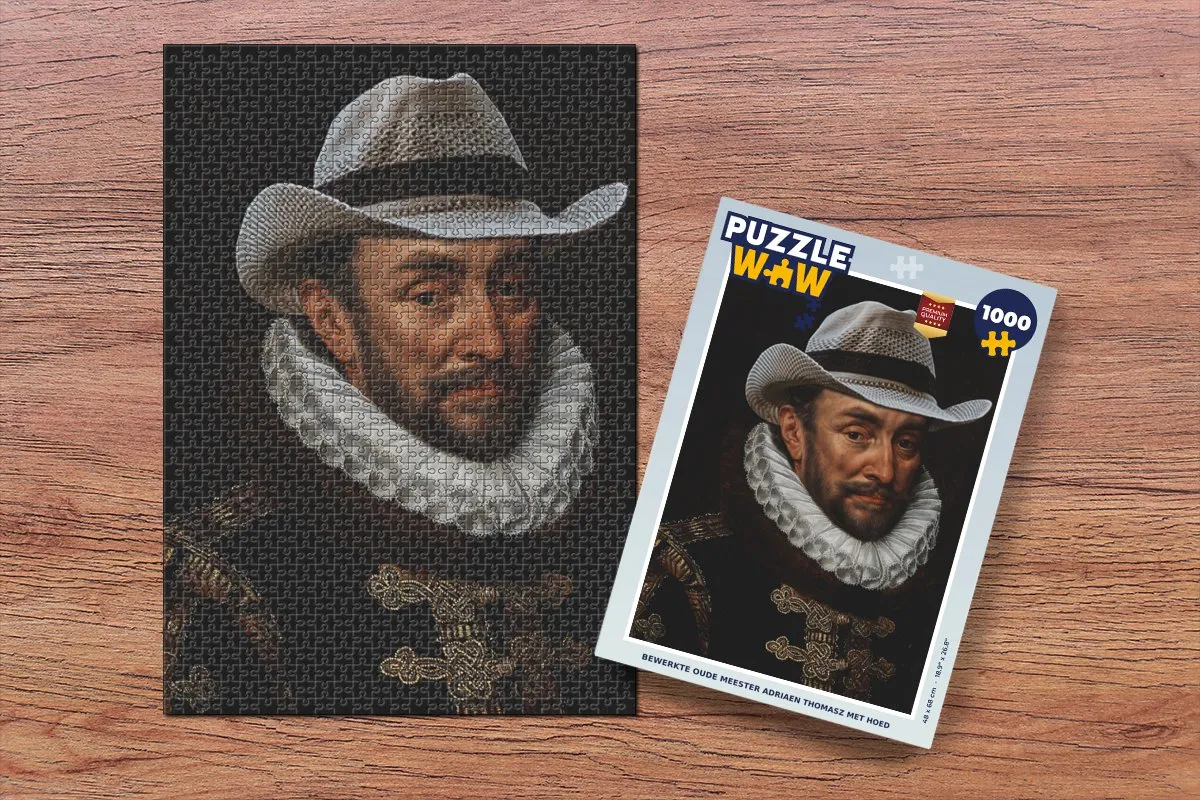 PuzzleWow Willem van Oranje Legpuzzel 1000 Stuks - Multicolor