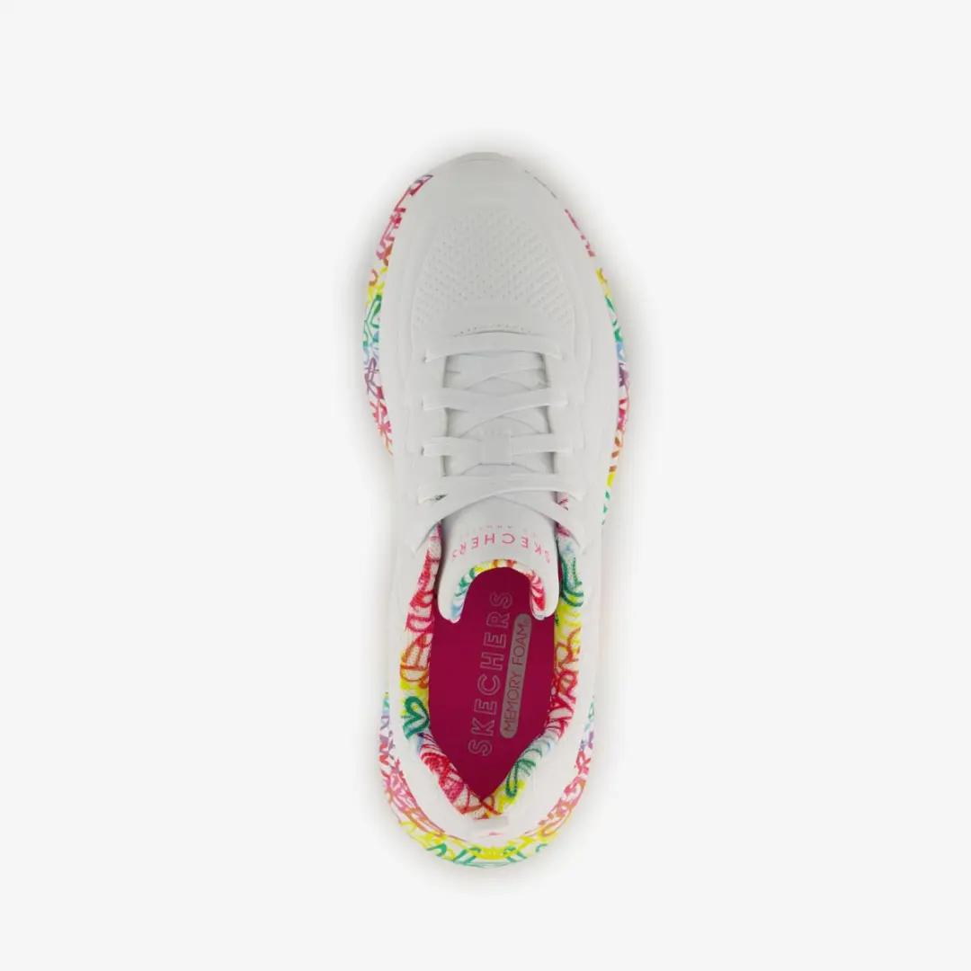 Skechers Uni Lite Dames Sneakers - Wit - Maat 38