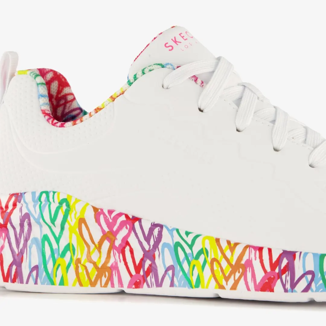 Skechers Uni Lite Dames Sneakers - Wit - Maat 38 - afbeelding 6 van 6