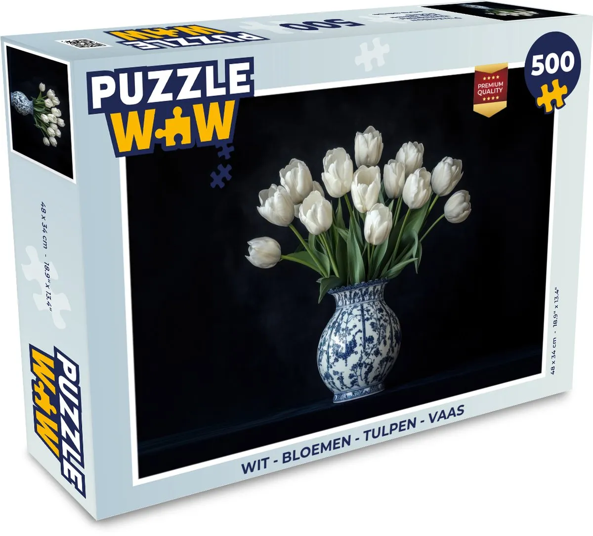 PuzzleWow Bloemen Tulpen Legpuzzel 500 Stuks