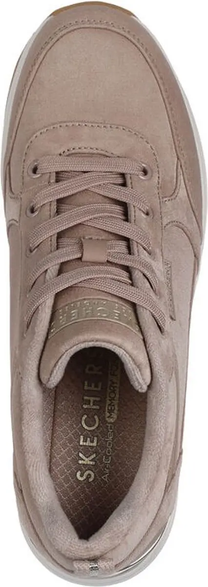 Skechers Billion 2 Prissy N Plush Dames Sneakers - Taupe