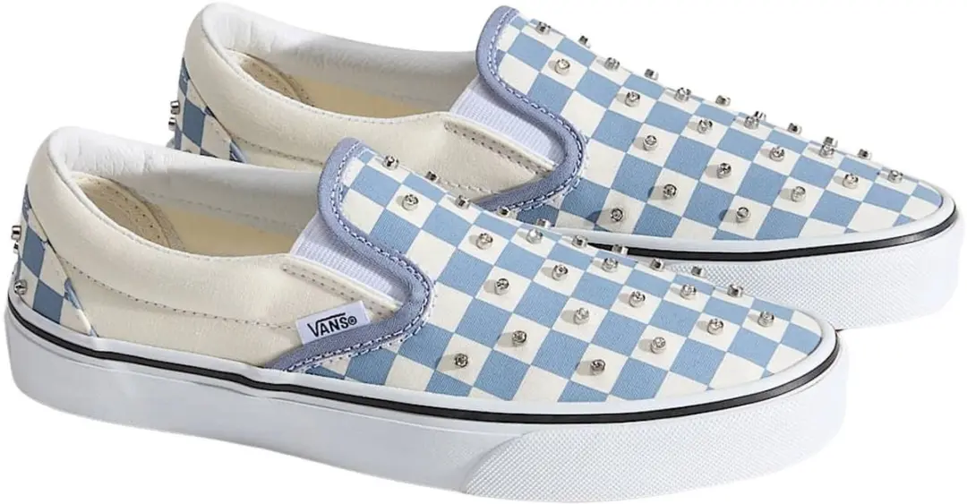 Vans Classic Slip-On Checkerboard Mushroom Sneakers Senior