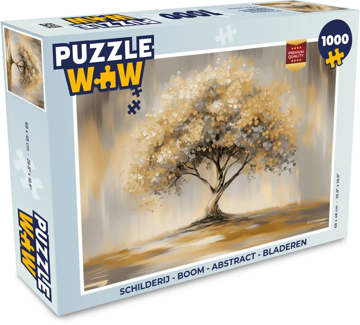 PuzzleWow Boom Abstract Legpuzzel 1000 Stukjes