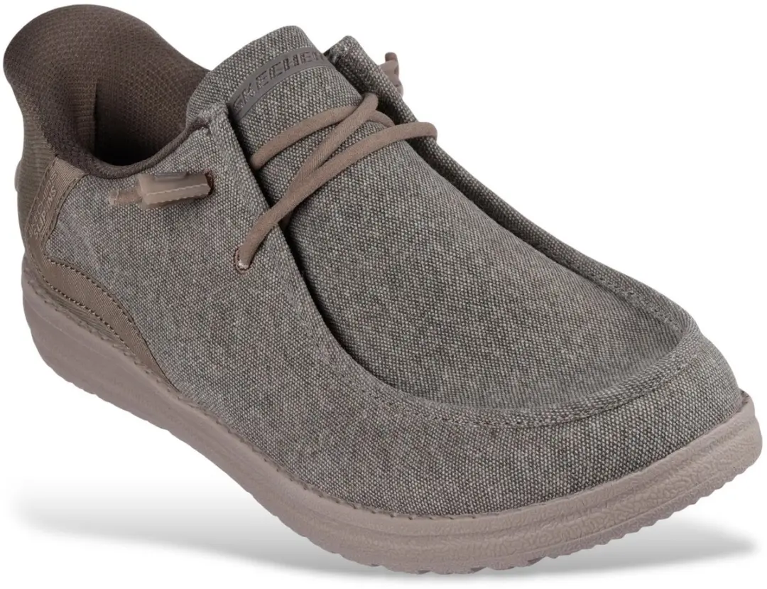Skechers Melson Hands Free Slip-Ins Heren Instapschoen - Taupe 46 - afbeelding 6 van 6