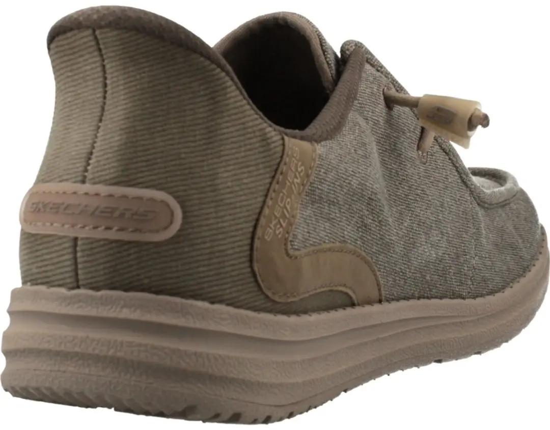 Skechers Hands Free Slip-Ins Melson heren instapschoen - Taupe - Maat 46