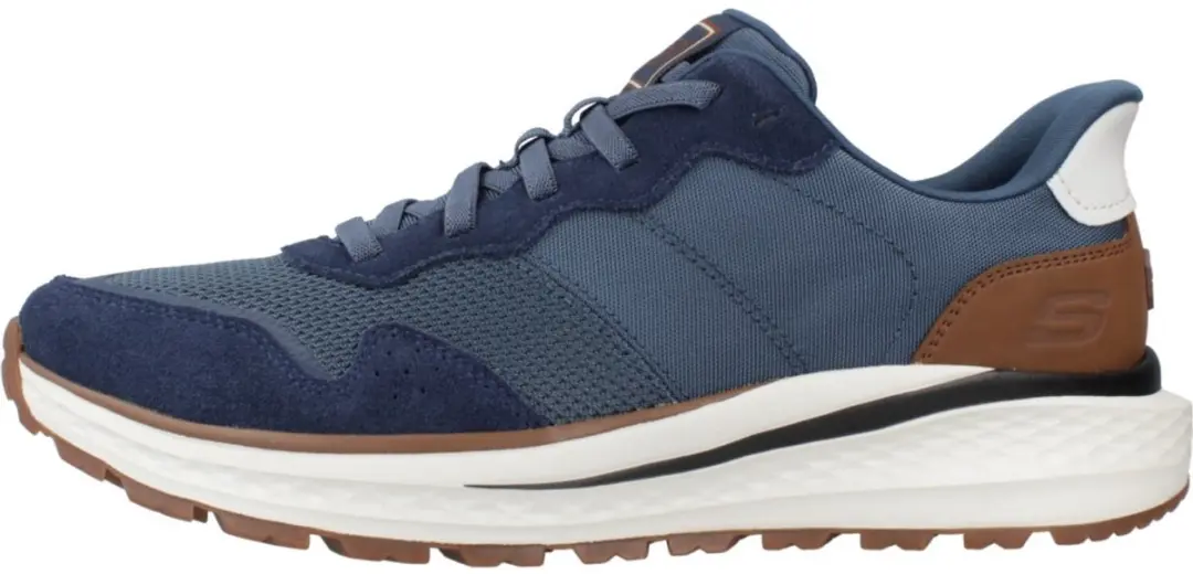SKECHERS Heren Slip-Ins Relaxed Fit Slade Ultra Mercer Sneaker Blue