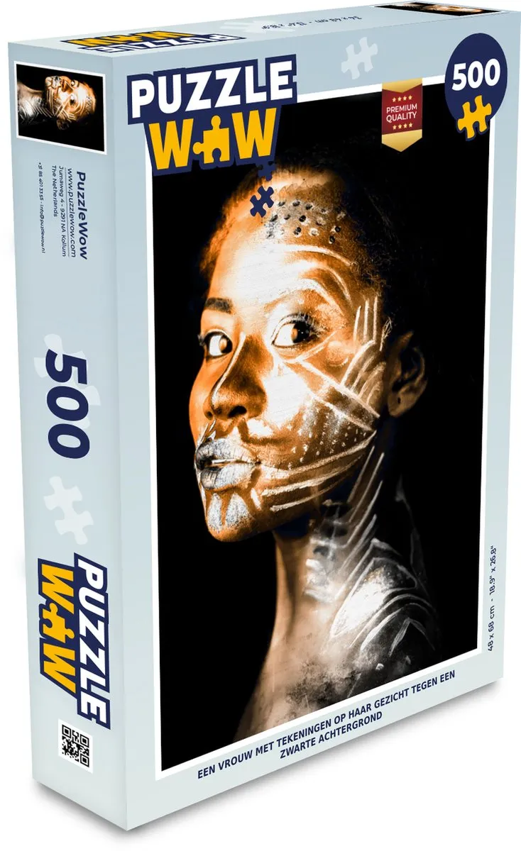 PuzzleWow Patroon Legpuzzel 500 Stuks - Multicolor